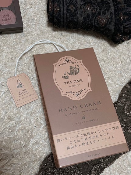 ティータイム ハンドクリーム ブラックティーの香り/BIBIDAY/ハンドクリームを使ったクチコミ(5枚目)