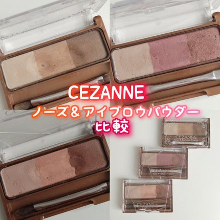 ノーズ&アイブロウパウダー/CEZANNE/パウダーアイブロウを使ったクチコミ(1枚目)