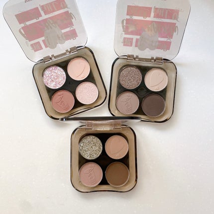 スカーレットハートシリーズ4色アイシャドウ/VEECCI/アイシャドウパレットを使ったクチコミ(1枚目)