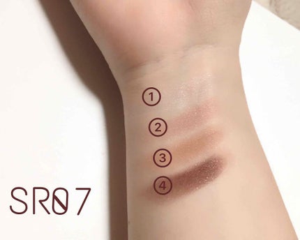 スキニーリッチシャドウ/excel/アイシャドウパレットを使ったクチコミ(3枚目)