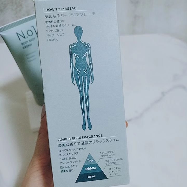 N.01 BODY SHOT CREAM/コジット/ボディクリームを使ったクチコミ（3枚目）