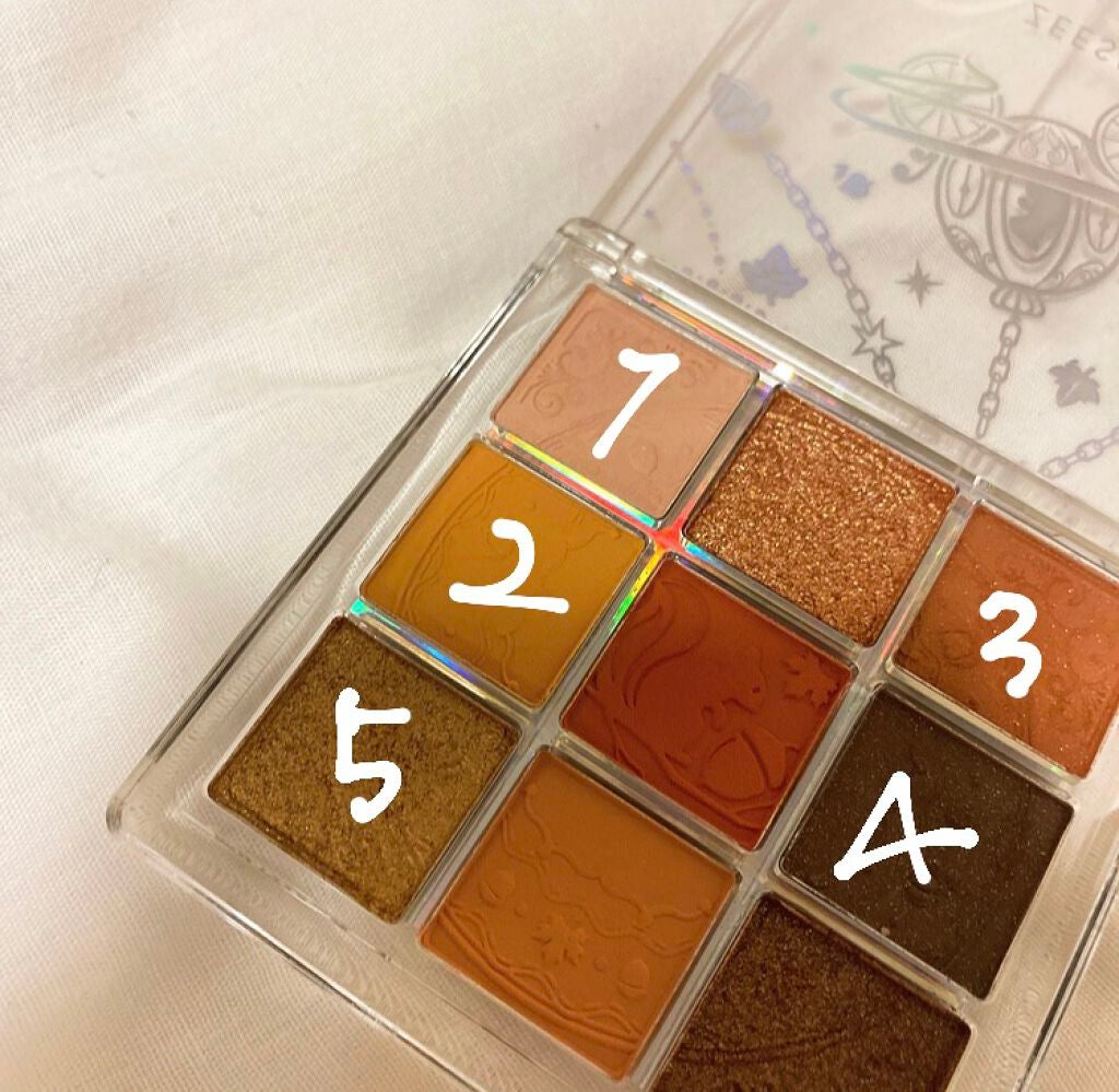 クォーツ 9色アイシャドウパレット(ドリームランドアイシャドウ)/ZEESEA/アイシャドウパレットを使ったクチコミ(2枚目)