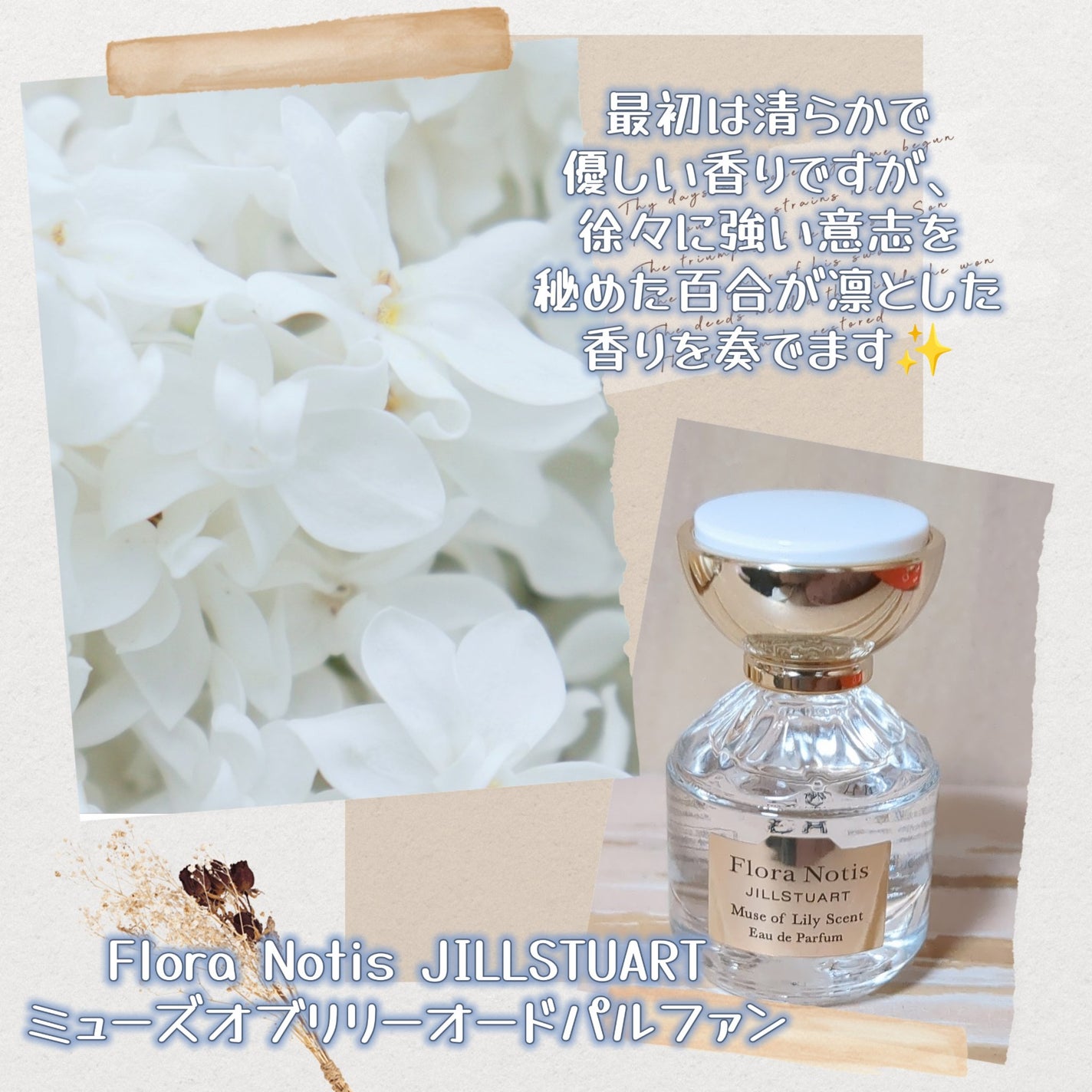 ミューズオブリリー オードパルファン/Flora Notis JILL STUART/香水(レディース)を使ったクチコミ(2枚目)