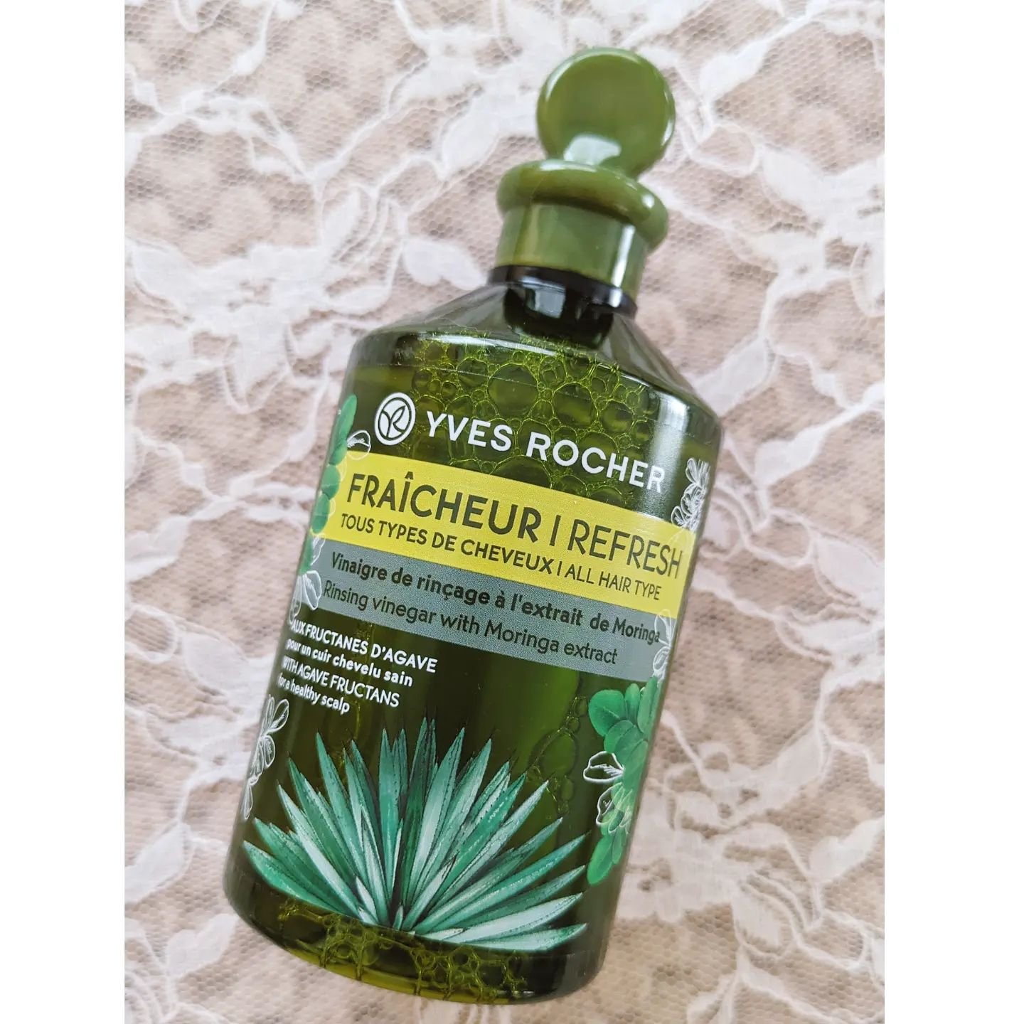 リンシングビネガー ピュアリフレッシュ うるツヤモリンガ /イヴ・ロシェ/洗い流すヘアトリートメントを使ったクチコミ（2枚目）