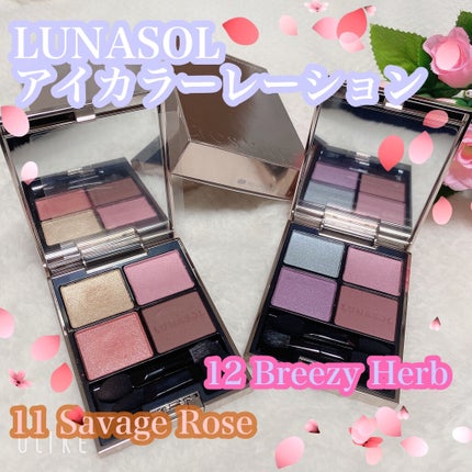 アイカラーレーション/LUNASOL/アイシャドウパレットを使ったクチコミ(1枚目)