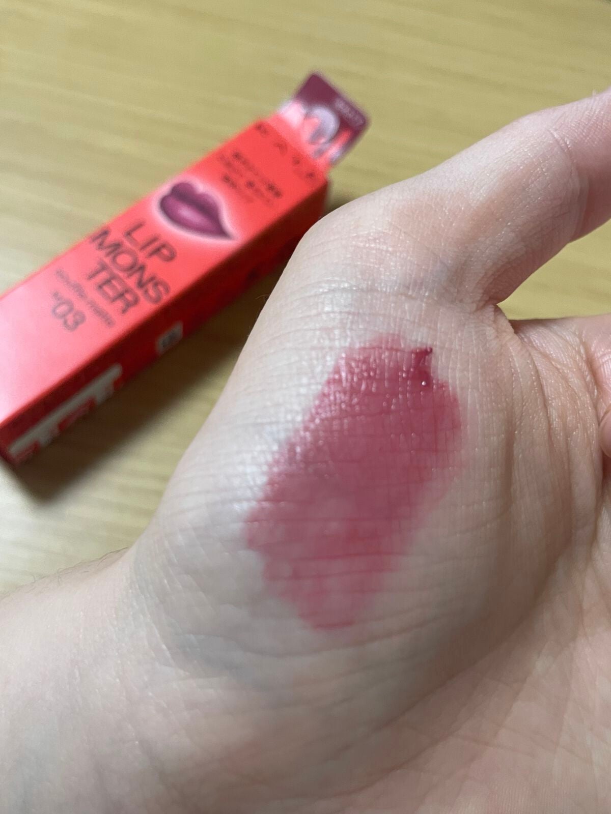 リップモンスター スフレマット/KATE/口紅を使ったクチコミ(2枚目)