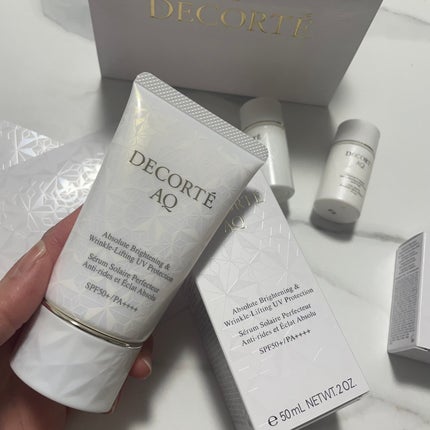 AQ アブソリュート UV プロテクション ブライトニング & リンクル/DECORTÉ/日焼け止めローションを使ったクチコミ(1枚目)