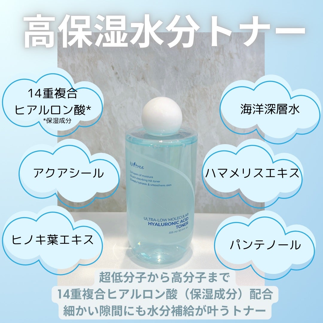 超低分子ヒアルロン酸トナー/Isntree/化粧水を使ったクチコミ(3枚目)