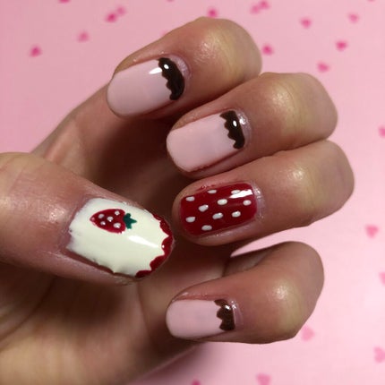 ジェルネイル(ライト対応)/セリア/ジェルネイルを使ったクチコミ(3枚目)