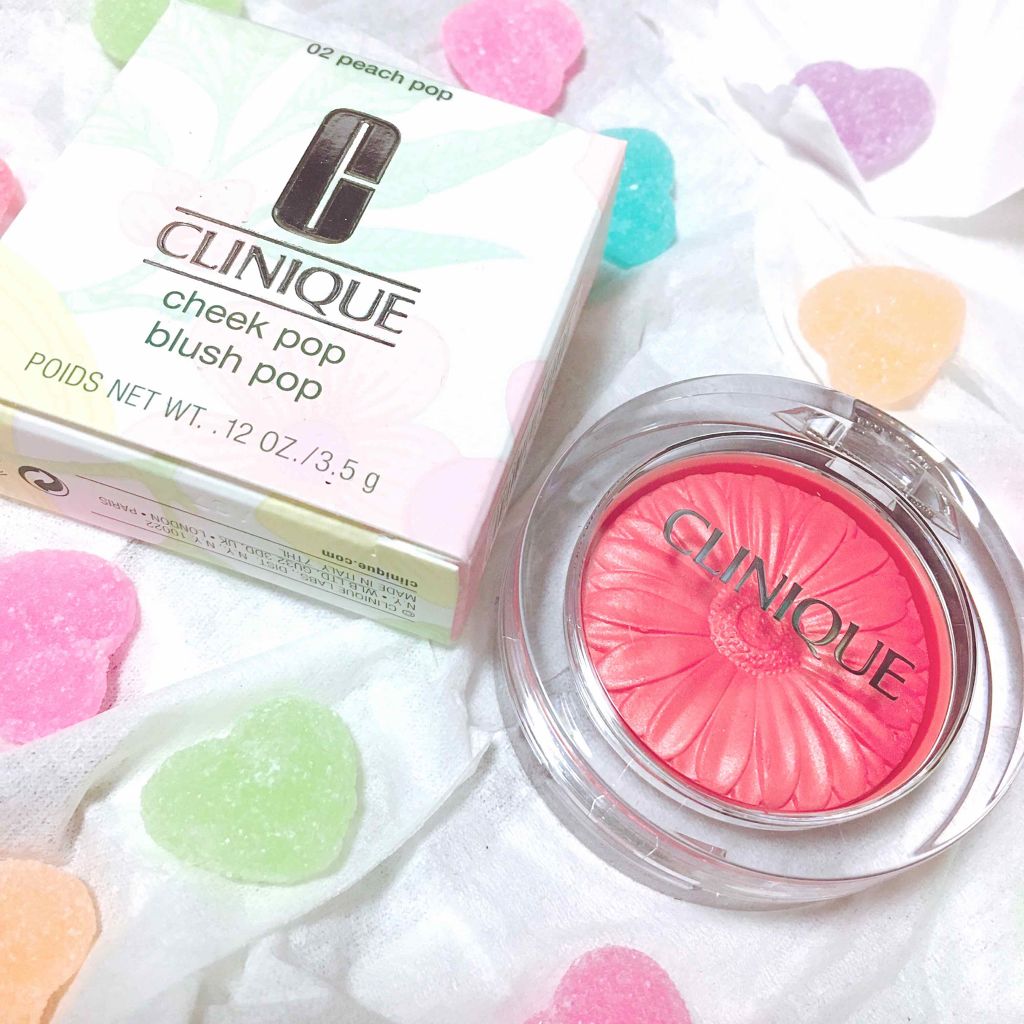 チーク ポップ 02 ピーチ ポップ/CLINIQUE/パウダーチークを使ったクチコミ（1枚目）