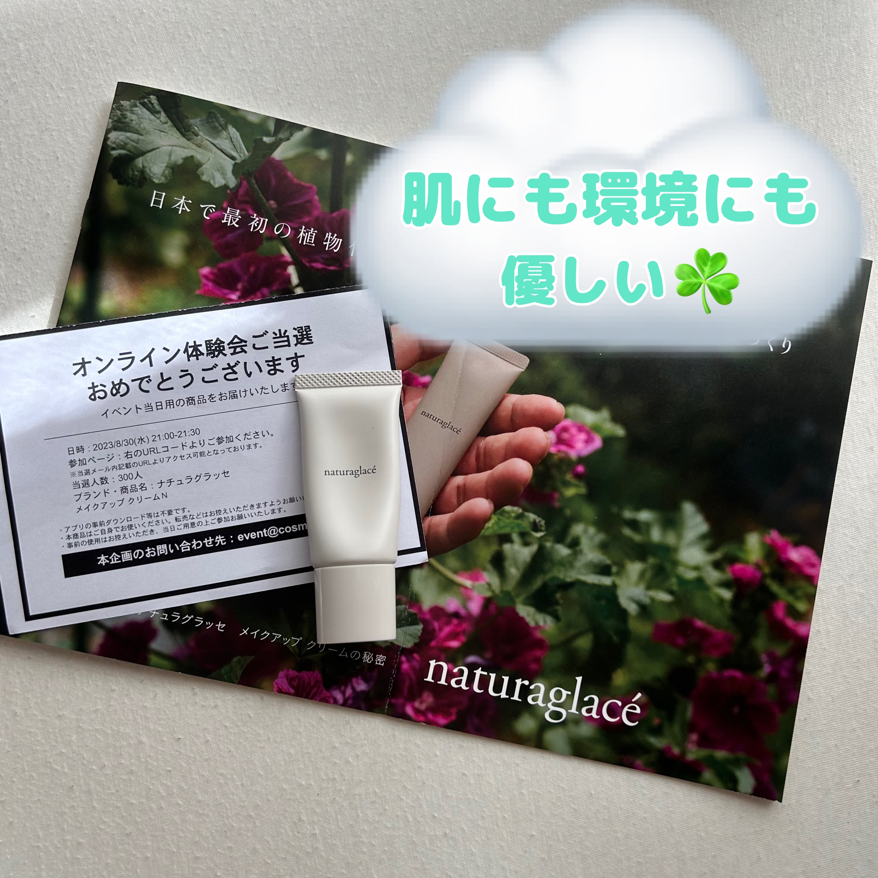 メイクアップ クリームＮ/ナチュラグラッセ/化粧下地を使ったクチコミ（1枚目）