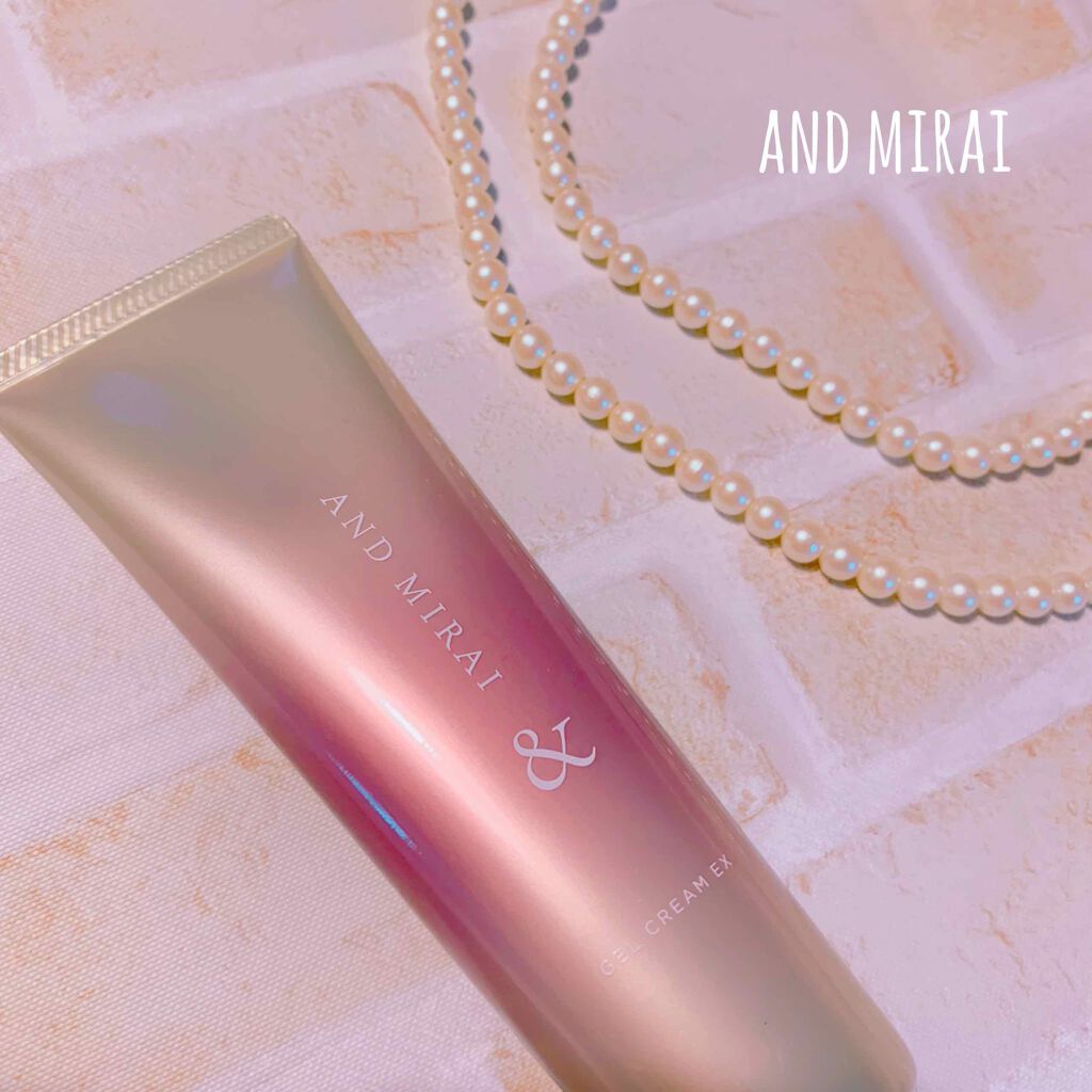 AND MIRAI スキン アップ ジェルクリームEXのクチコミ「マスクをする機会が増え、敏感肌の私は肌荒れに悩まされています｡ﾟ(ﾟ´ω`ﾟ)ﾟ｡
様々な環境.....」（1枚目）