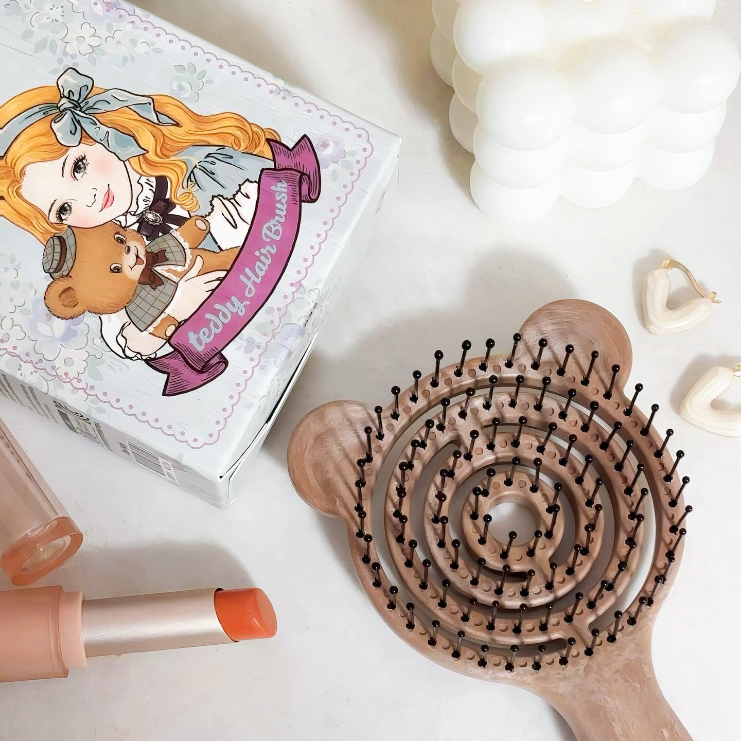 リトルズキティ ヘアブラシ/yao/ヘアブラシを使ったクチコミ（2枚目）