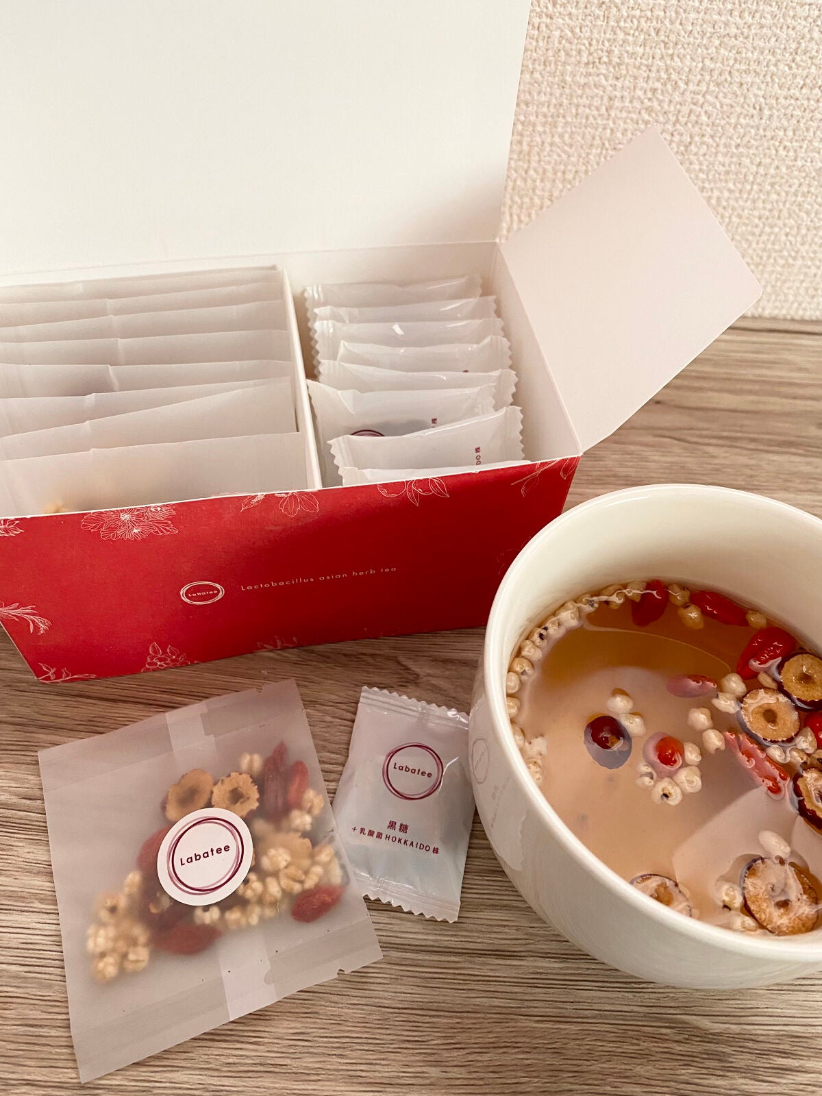 食べる和漢黒糖茶/Labatee/ドリンクを使ったクチコミ(4枚目)