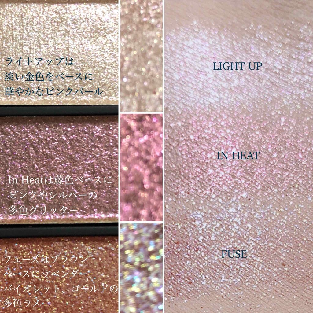 イグナイテッド アイシャドウパレット/NARS/アイシャドウパレットを使ったクチコミ(3枚目)