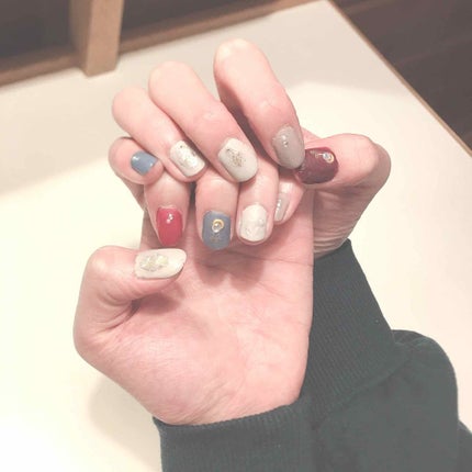 しずくネイルシール/キャンドゥ/ネイルシールを使ったクチコミ(1枚目)