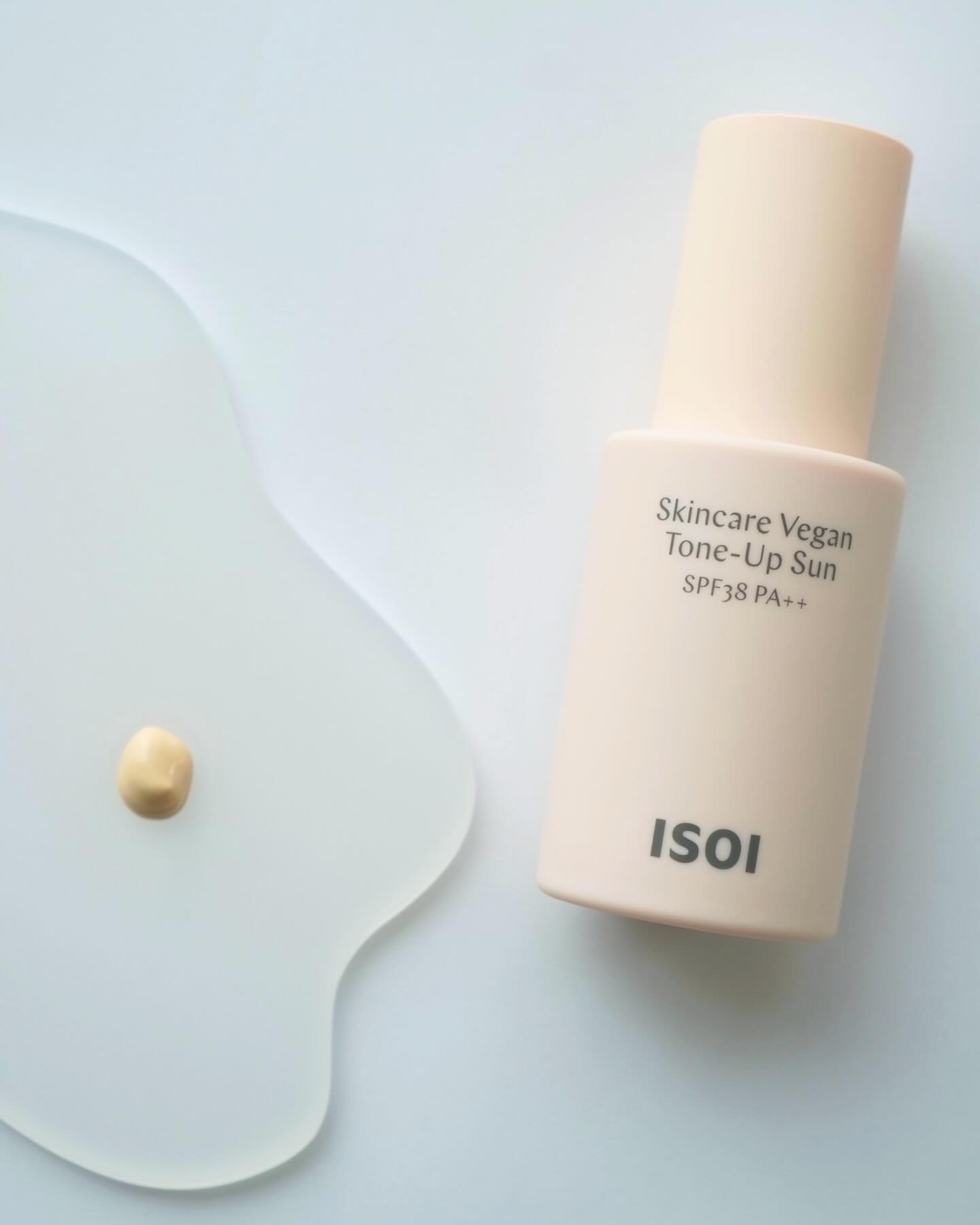 スキンケアヴィーガン トーンアップサンSPF38 PA++/ISOI/日焼け止めミルクを使ったクチコミ（3枚目）