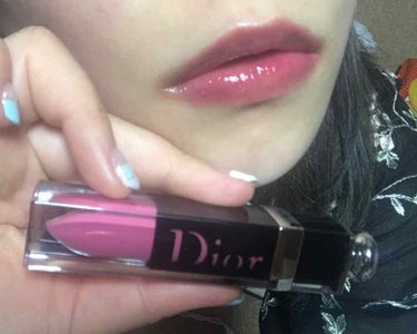 ディオール アディクト ラッカー プランプ 327 グリッタラティ/Dior/リップグロスを使ったクチコミ（3枚目）