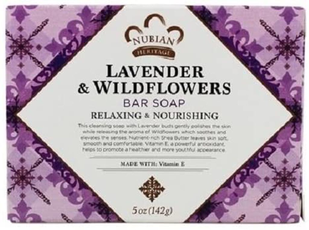 ラベンダー&ワイルドフラワーシリーズ バーソープ NUBIANHERITAGE(ヌビアンヘリテージ)