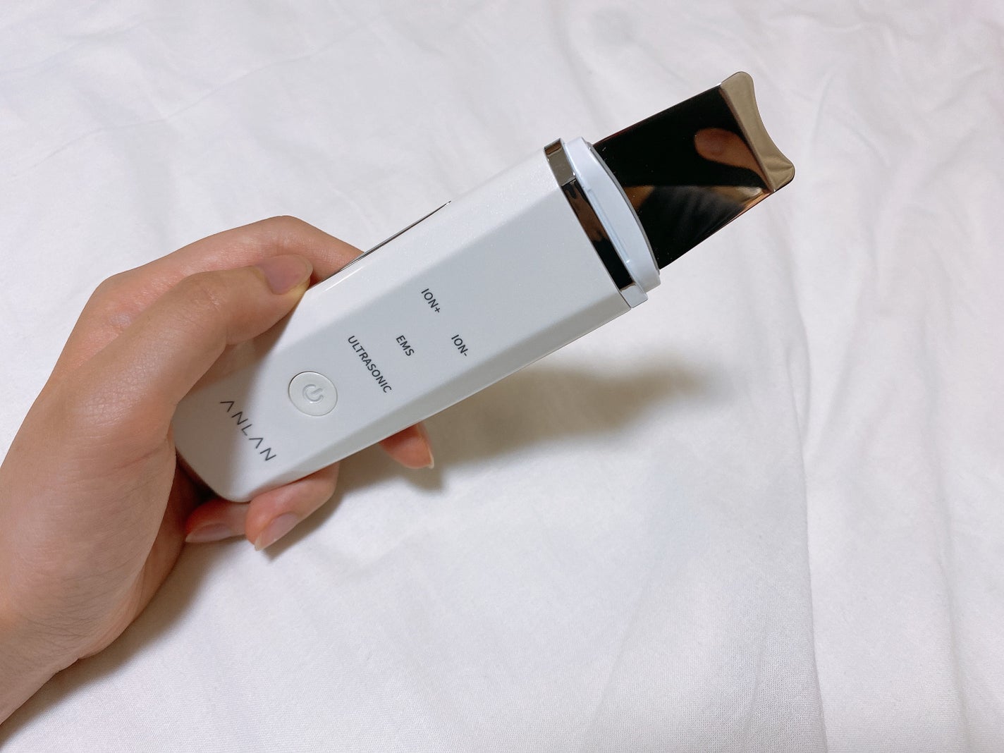 ウォーターピーリング超音波美顔器/ANLAN/美顔器・マッサージを使ったクチコミ(2枚目)