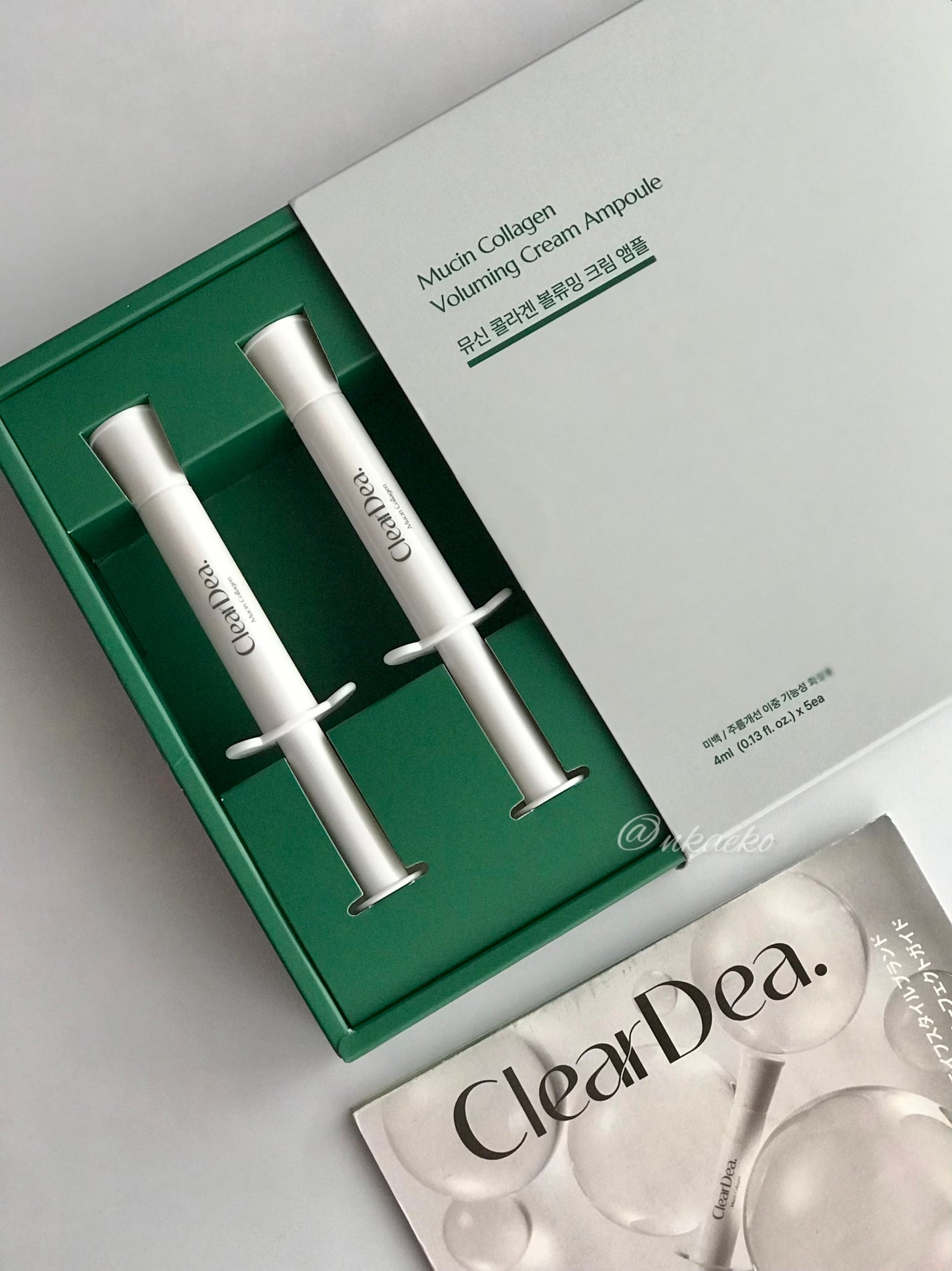 ミューシンコラーゲンボリューミングクリームアンプル/ClearDea./美容液を使ったクチコミ(3枚目)