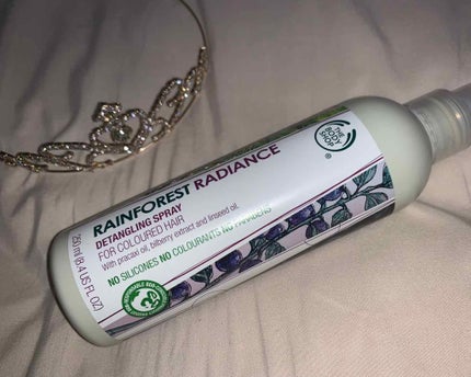レインフォレスト ラディアンス ディタングリングスプレー/THE BODY SHOP/ヘアオイルを使ったクチコミ(1枚目)