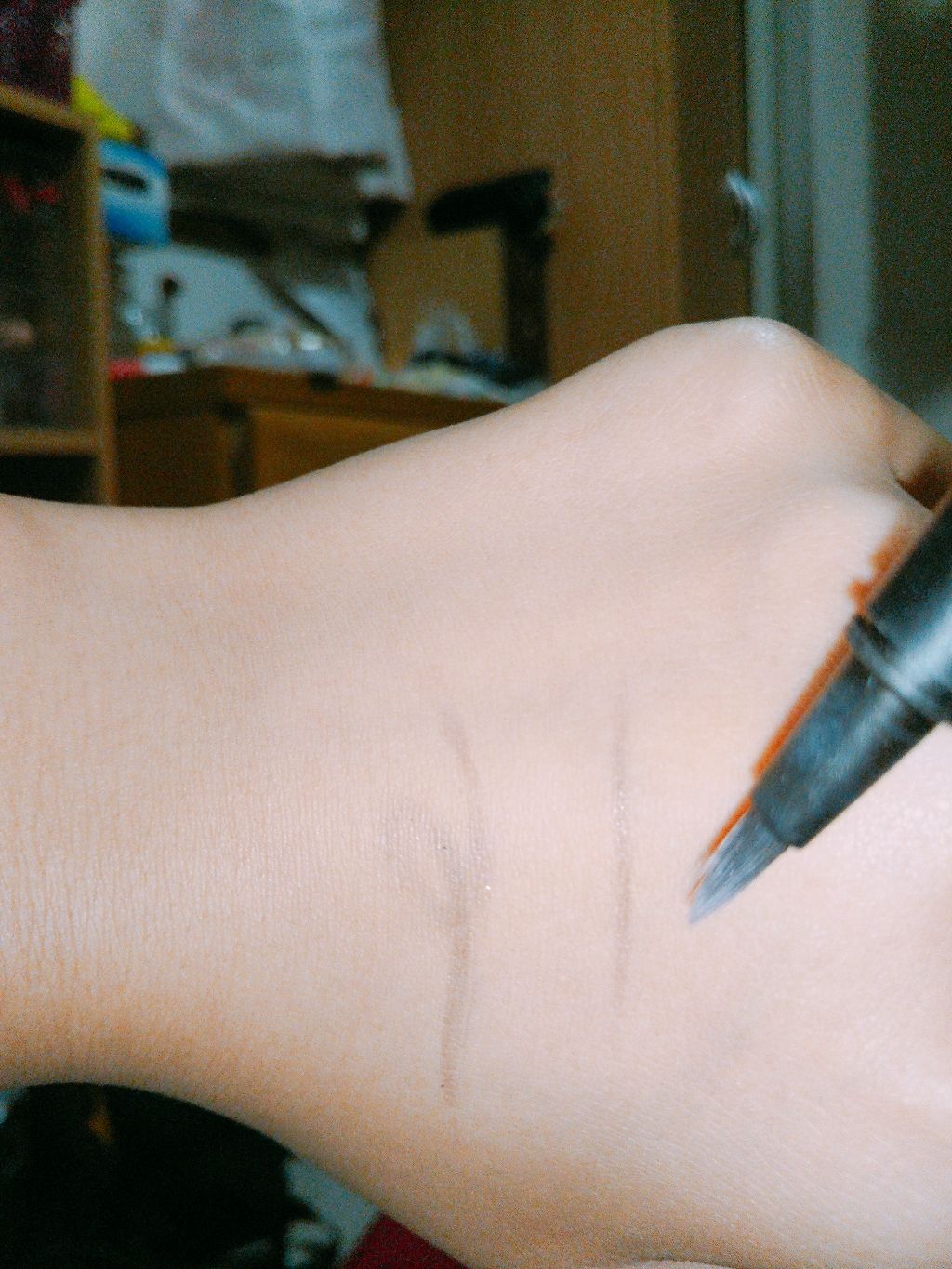 デザイニングリキッドアイライナー/AUBE/リキッドアイライナーを使ったクチコミ（3枚目）