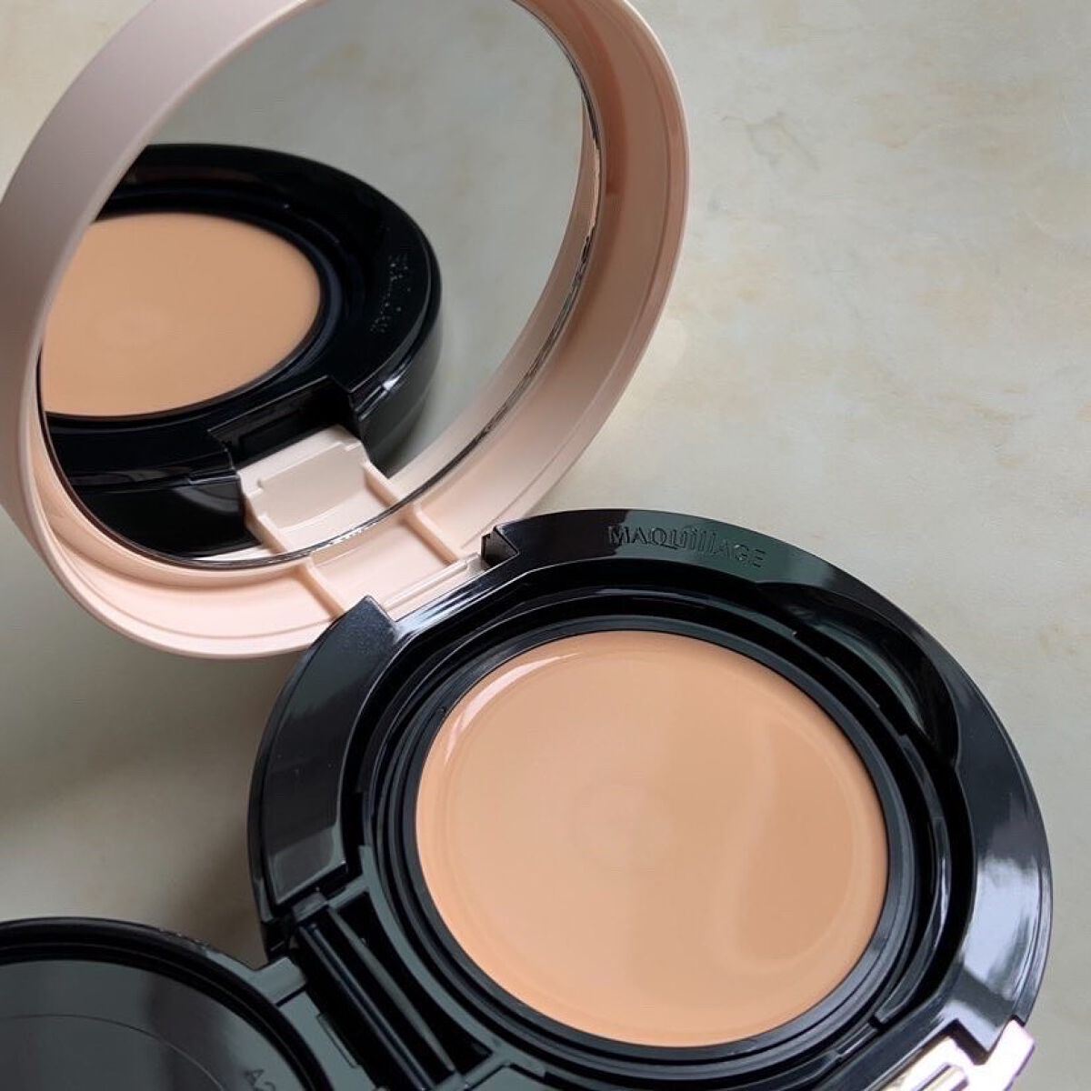 ドラマティッククッションジェリー/マキアージュ/クッションファンデーションを使ったクチコミ(5枚目)