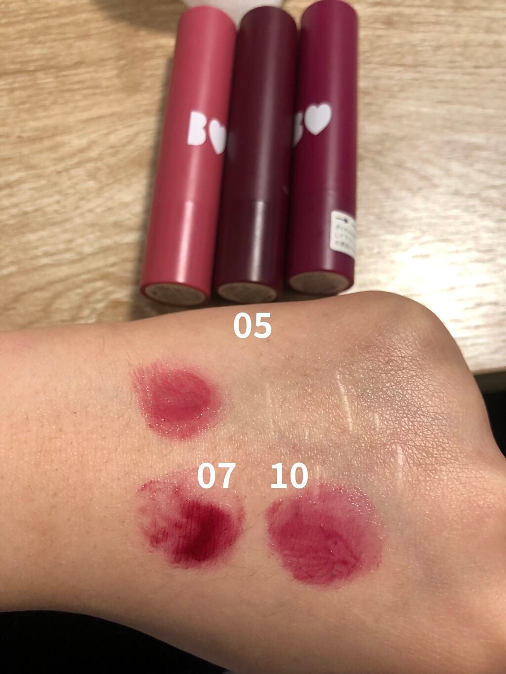 つやぷるリップR/b idol/口紅を使ったクチコミ(3枚目)