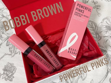 パワフル ピンクス クラッシュド オイル インフューズド グロス デュオ/BOBBI BROWN/リップグロスを使ったクチコミ（1枚目）