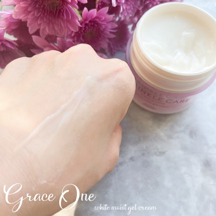 リンクルケア ホワイト モイストジェルクリーム/グレイスワン/オールインワン化粧品を使ったクチコミ(5枚目)