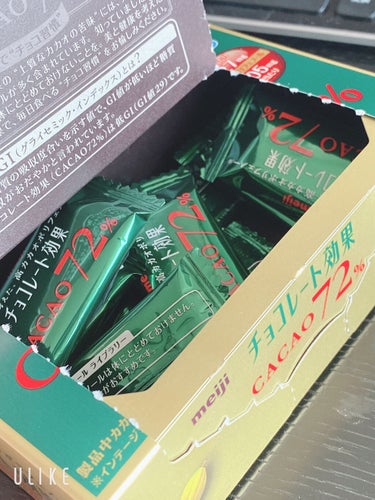 チョコレート効果　CACAO72％/明治/食品の画像