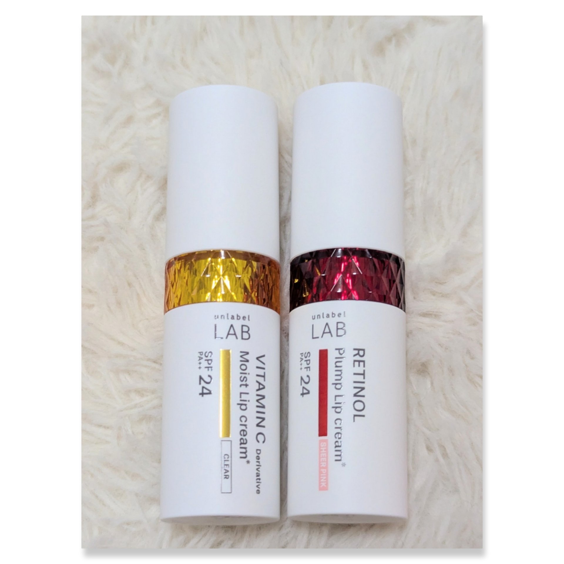 アンレーベル ラボ　V モイスト UVリップクリーム/unlabel/リップクリームを使ったクチコミ（2枚目）