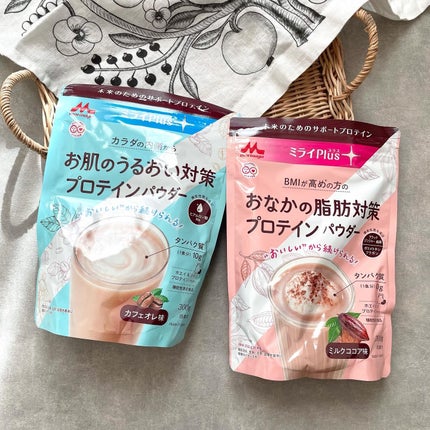ミライPlus お肌のうるおい対策プロテインパウダー/森永乳業/その他プロテインを使ったクチコミ(4枚目)