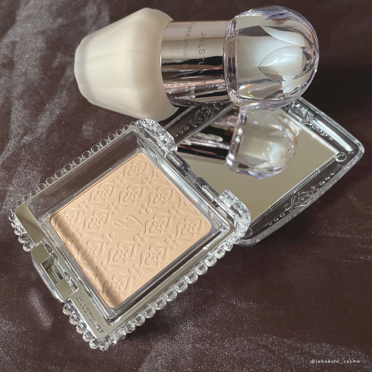 グロウシフォン セラムフィルター 103 nude/JILL STUART/パウダーファンデーションを使ったクチコミ（2枚目）