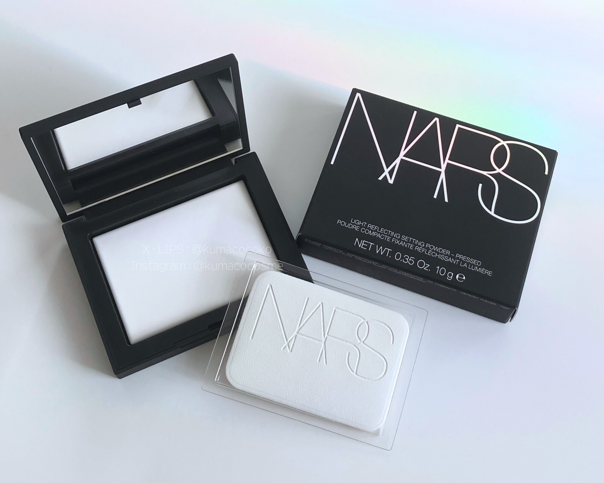 ライトリフレクティングセッティングパウダー　プレスト　N/NARS/プレストパウダーを使ったクチコミ（1枚目）