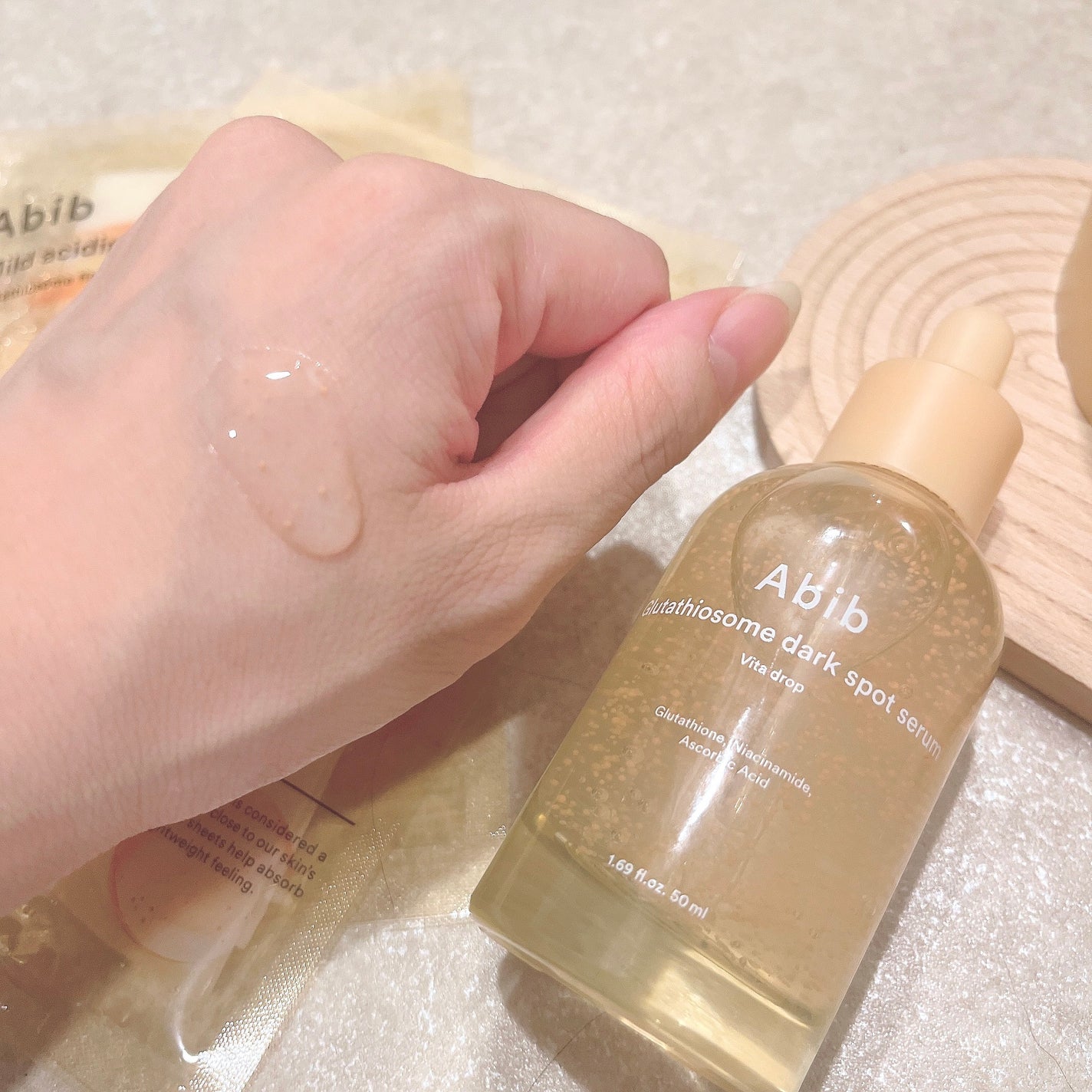 アビブ グルタチオンソームダークスポットセラムビタドロップ/Abib /美容液を使ったクチコミ(3枚目)