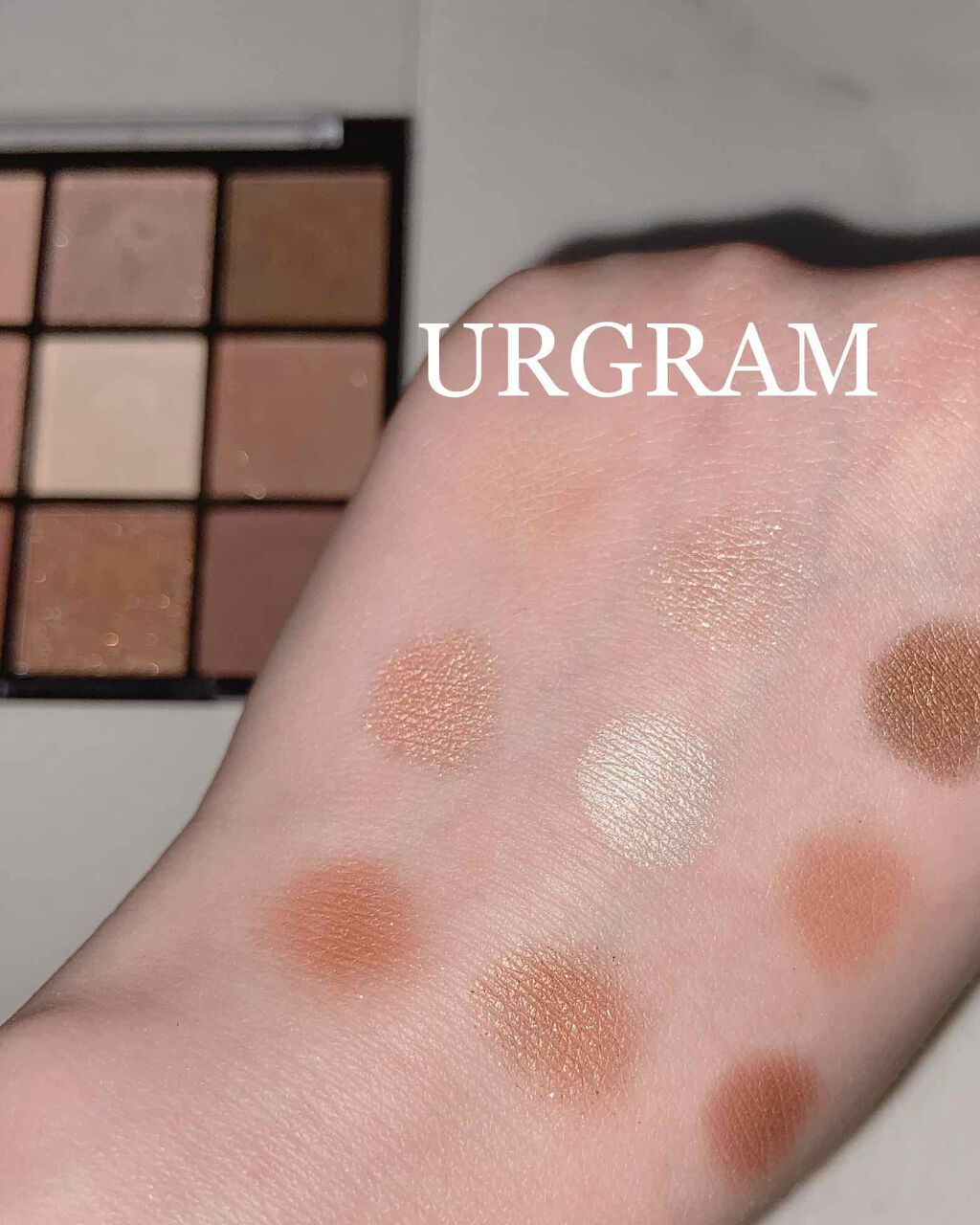 UR GLAM BLOOMING EYE COLOR PALETTE/U R GLAM/アイシャドウパレットを使ったクチコミ(1枚目)