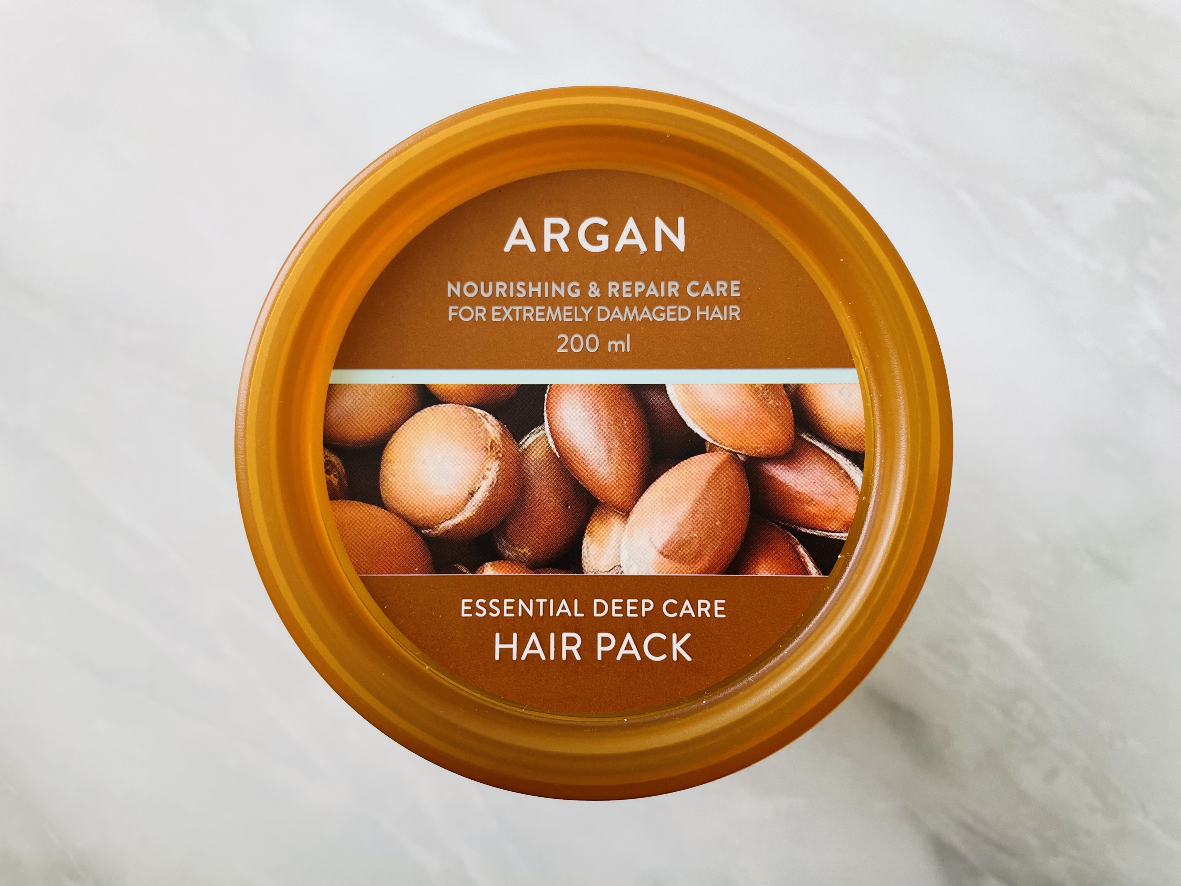 アルガンエッセンシャル ディープケアヘアパック/ネイチャーリパブリック/ヘアマスク・ヘアパックを使ったクチコミ（3枚目）