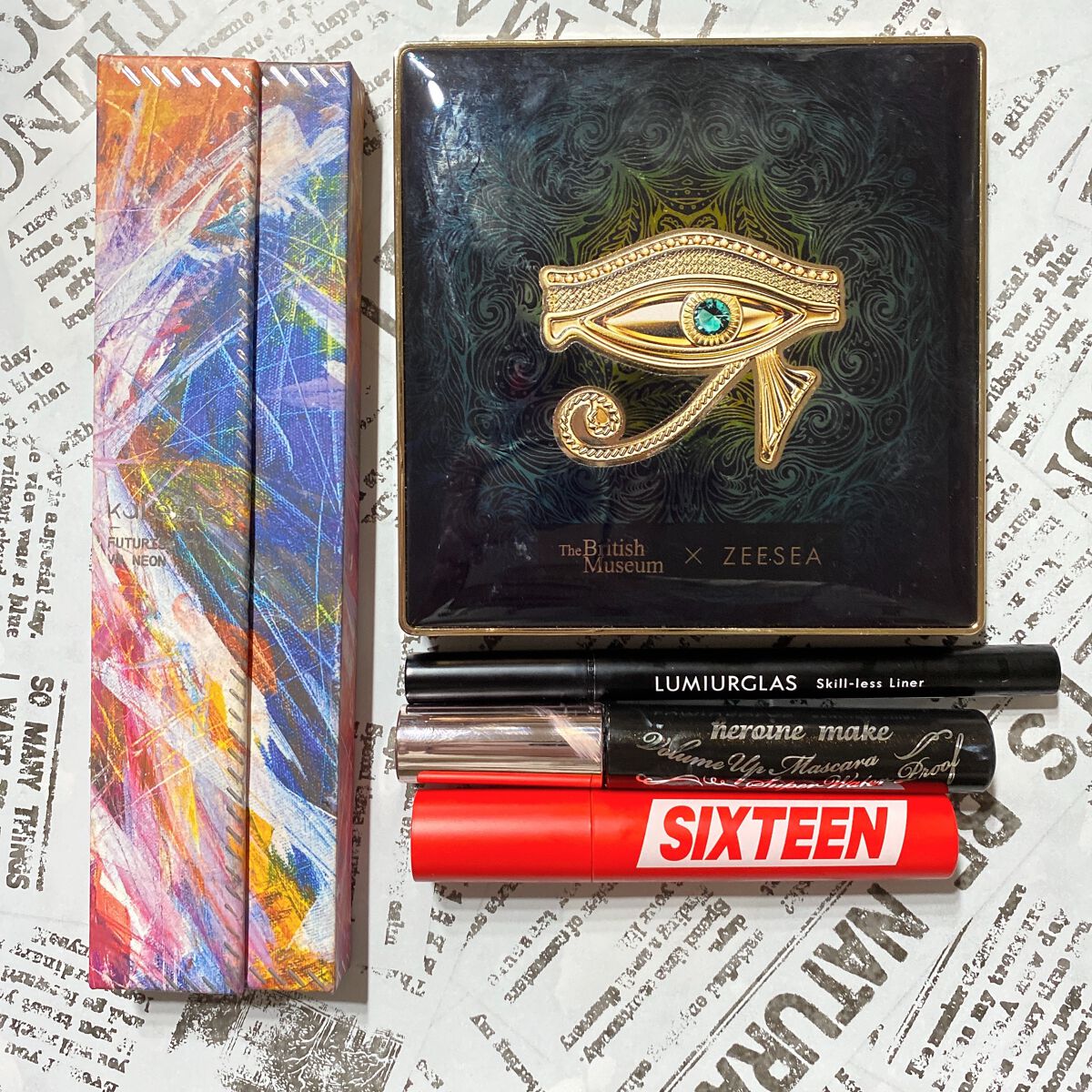 大英博物館 エジプトシリーズ アイシャドウパレット/ZEESEA/アイシャドウパレットを使ったクチコミ（3枚目）