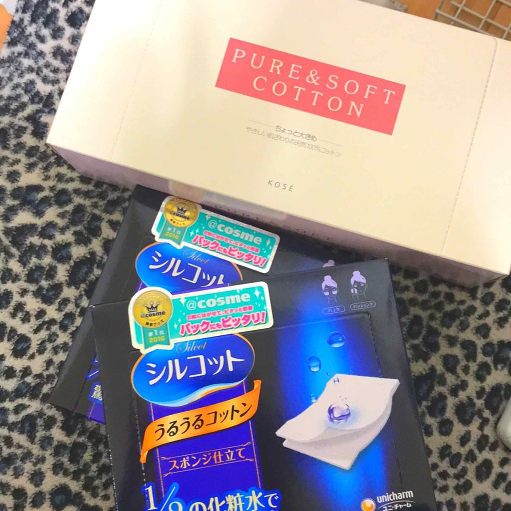 ピュア＆ソフトコットン/コーセー/コットンを使ったクチコミ（1枚目）