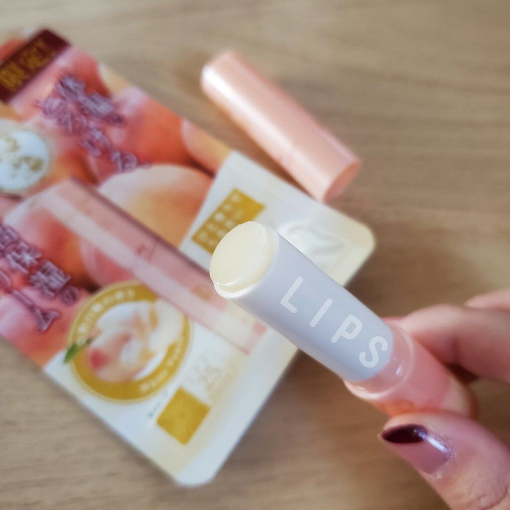 メルティクリームリップ 完熟白桃の香り/メンソレータム/リップクリームを使ったクチコミ（2枚目）