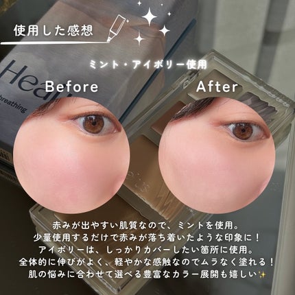 ブリージングコンシーラーパレット/Healus/パレットコンシーラーを使ったクチコミ(6枚目)