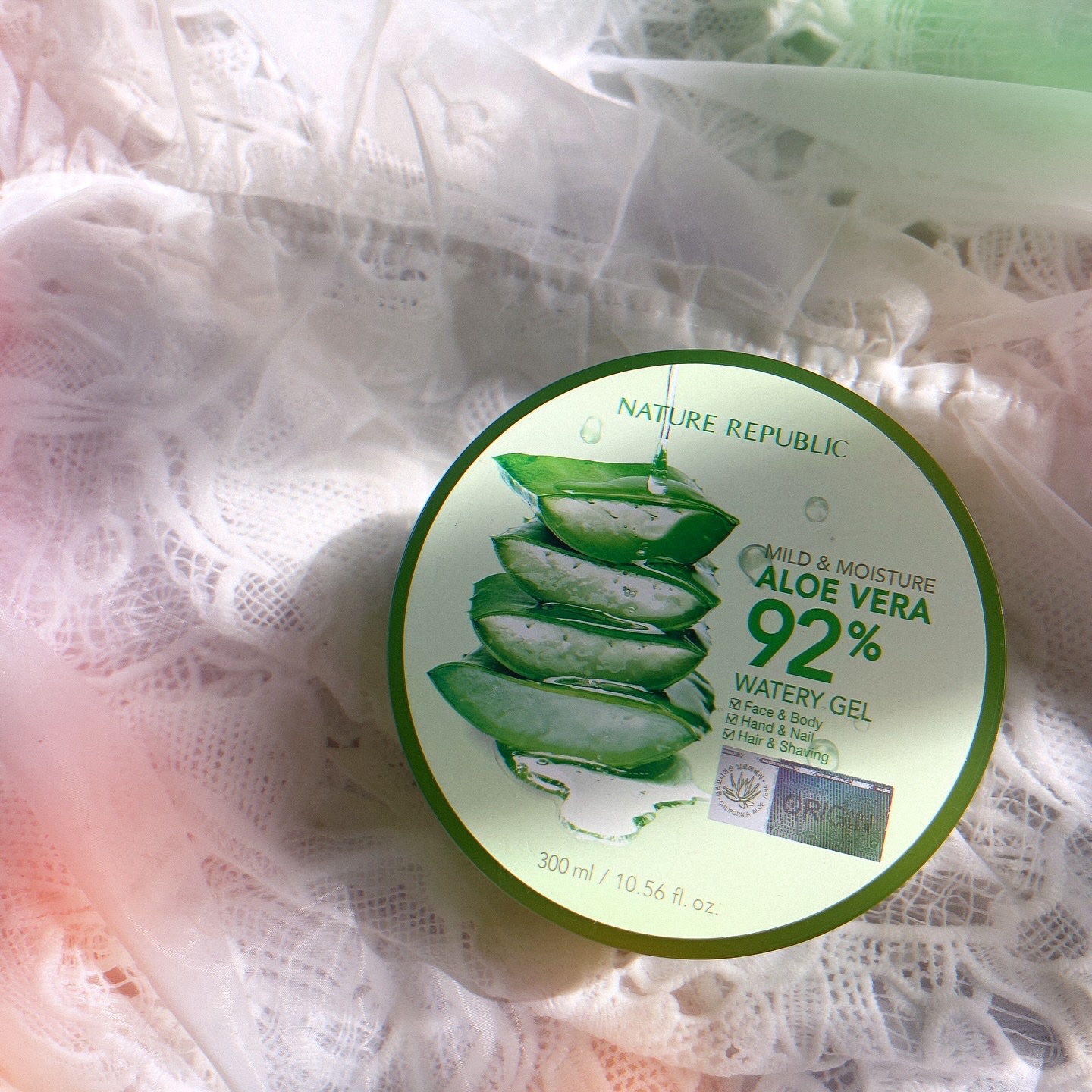 マイルド＆モイスチャーアロエジェル/ネイチャーリパブリック/ボディローションを使ったクチコミ（1枚目）