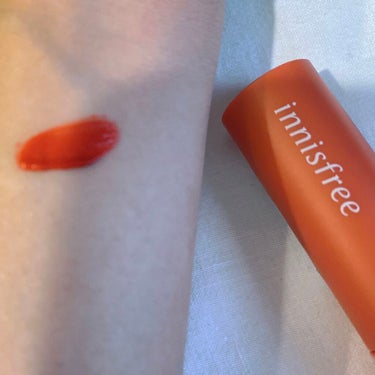 ビビッドコットン インクティント 8/innisfree/口紅を使ったクチコミ（2枚目）