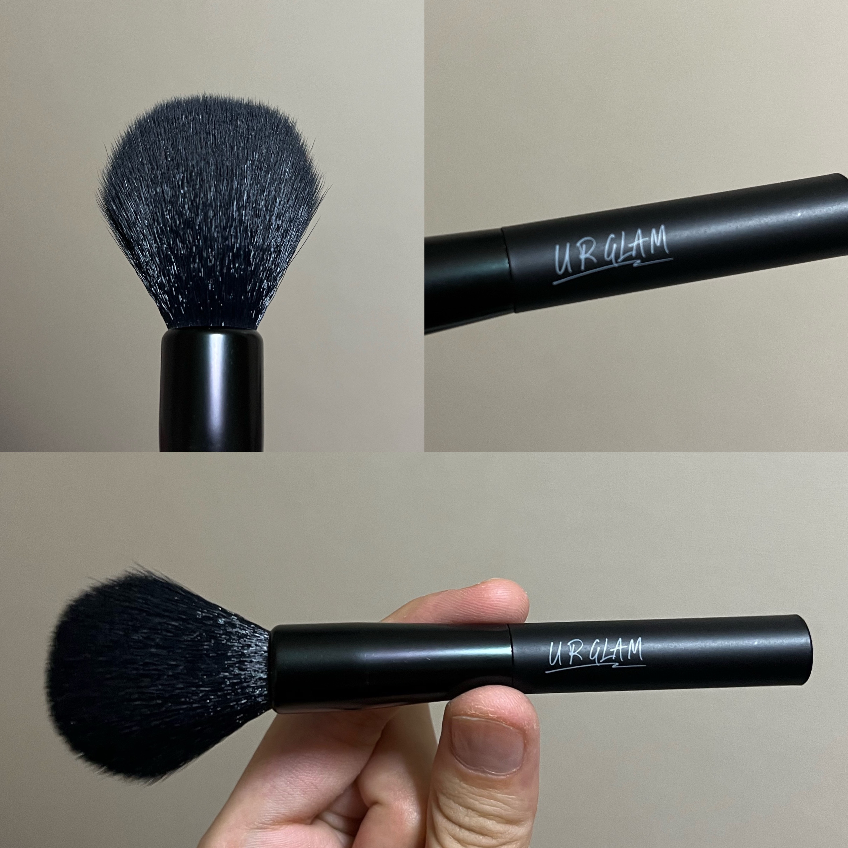 UR GLAM　FACE BRUSH/U R GLAM/メイクブラシを使ったクチコミ（3枚目）