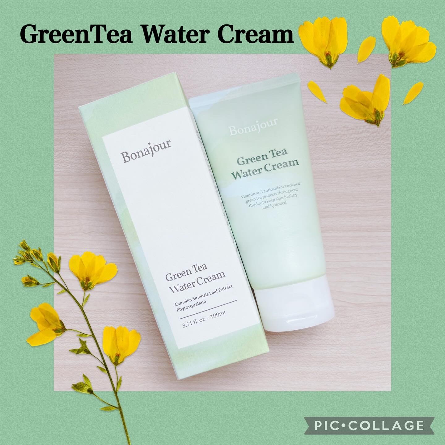 グリーンティーウォーターボム/Bonajour/フェイスクリームを使ったクチコミ（2枚目）