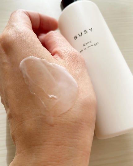 ビジー クイック オールインワンジェル/BUSY/オールインワン化粧品を使ったクチコミ(3枚目)