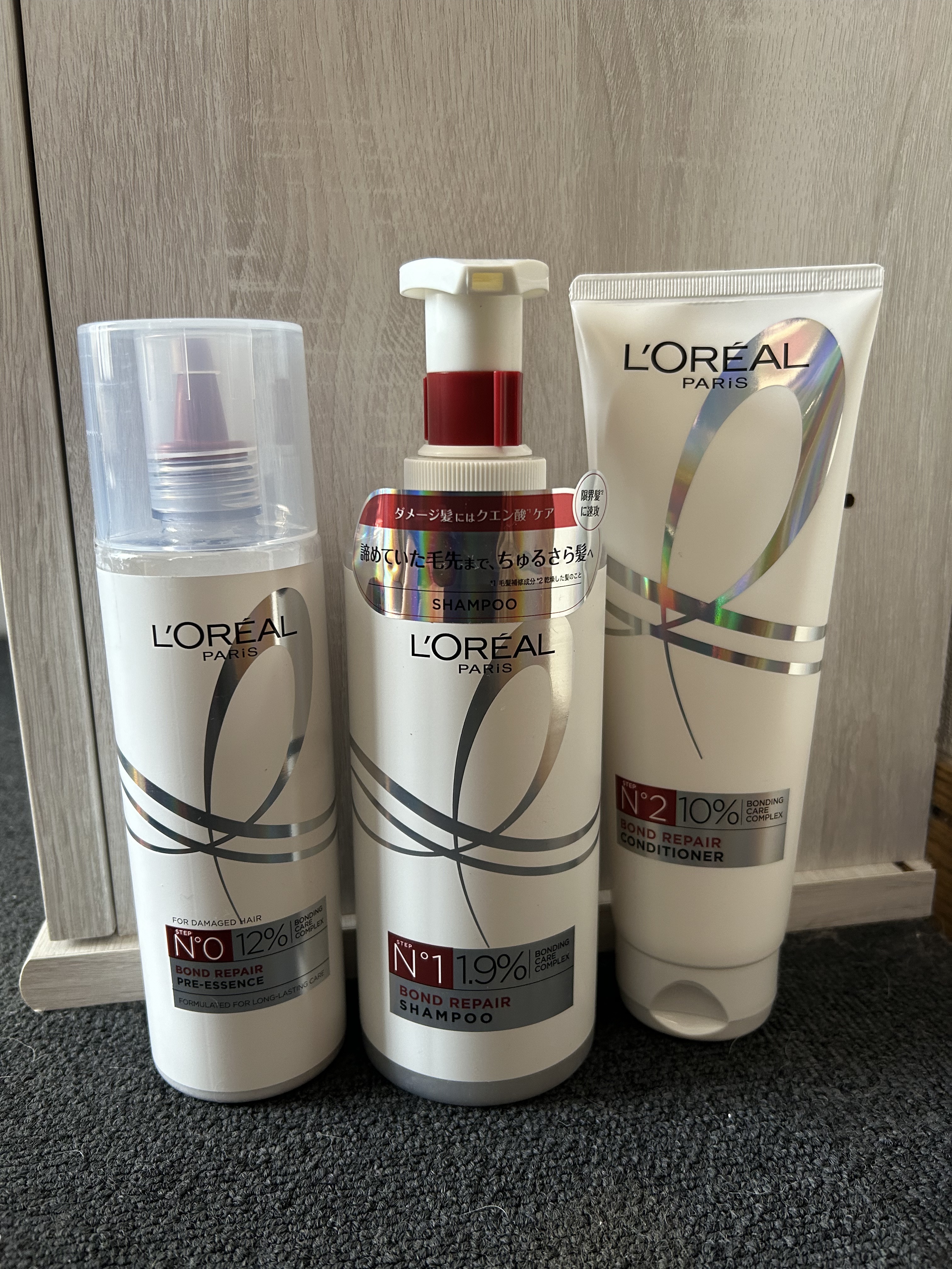 ロレアル パリ ボンド リペア シャンプー／コンディショナー/ロレアル パリ/市販シャンプーを使ったクチコミ（1枚目）