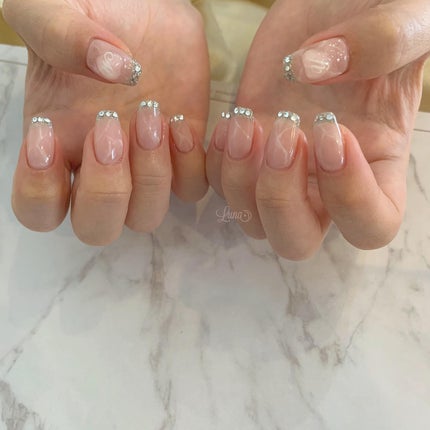 #ジェルネイル,#ワンカラーネイル,#ニュアンスネイル,#うるうるネイル,#ちゅるんネイル,#シンプルネイル,#パーツネイル,#透け感ネイル,#クリアネイル,#ぷっくりネイル,#ちぐはぐネイル,#韓国ネイル,#きらきらネイル,#うるつやネイル,#フレンチガーリーネイル,#ピンクネイル,#フレンチネイル,#大理石ネイルのネイルデザイン